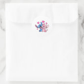Sticker Rond Valentines anges 1 (Sac)