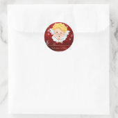 Sticker Rond Valentines Cute Cupid (Sac)