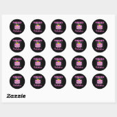 Sticker Rond Valentine's Day Couple - Pancakes Are My Valentine (Feuille)