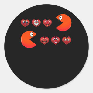Sticker Rond Valentines Jour Coeurs Feed Emoji