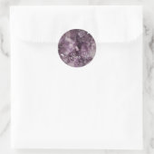 Sticker Rond Valentines Purple Améthyste cristal (Sac)