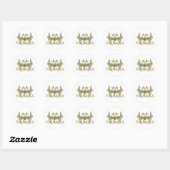 Sticker Rond Valhalla (Feuille)