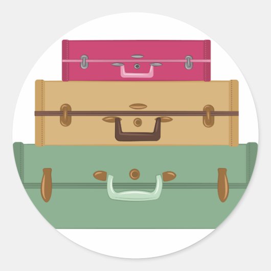 Sticker Rond Valise (Devant)