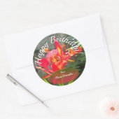 Sticker Rond Vallarta Anniversaire Beauté 1583 (Enveloppe)