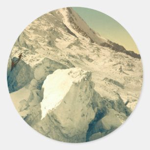 Sticker Rond Vallée de Chamonix - Mont Blanc