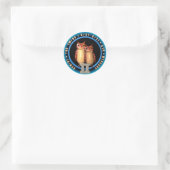 Sticker Rond Valxart Gemini zodiac (Sac)