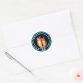 Sticker Rond Valxart Gemini zodiac (Enveloppe)