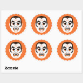 Sticker Rond Vampire (Feuille)