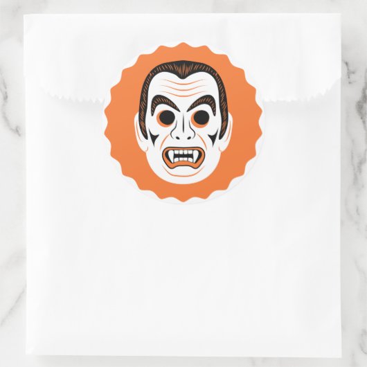 Sticker Rond Vampire (Sac)