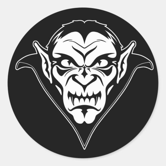 Sticker Rond Vampire (Devant)