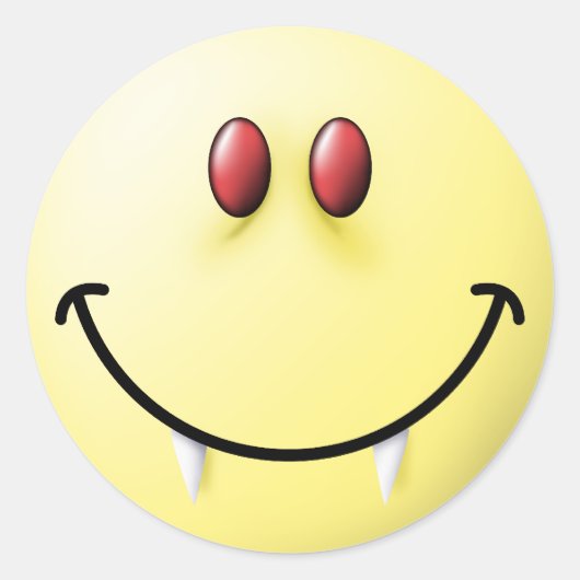 Sticker Rond Vampire (Devant)