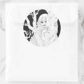 Sticker Rond Vampire (Sac)
