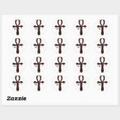 Sticker Rond VAMPIRE ANKH -Bloody (Feuille)