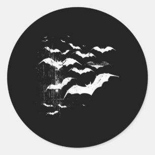 Sticker Rond Vampire Byts Horreur Éffrayante Halloween Goth Ae