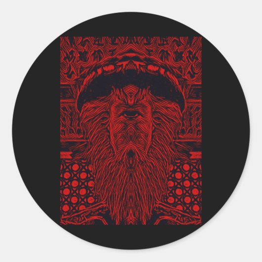 Sticker Rond Vampire Cyclops Red Version (Devant)