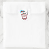 Sticker Rond Vampire écran solaire (Sac)