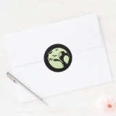 Sticker Rond Vampire Moon (Enveloppe)