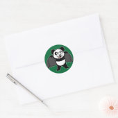 Sticker Rond Vampire Panda (Enveloppe)