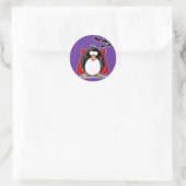 Sticker Rond Vampire Penguin (Sac)