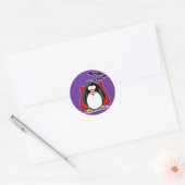 Sticker Rond Vampire Penguin (Enveloppe)