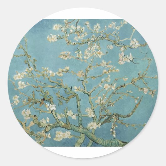 Sticker Rond Van Gogh Almond Blossom (Devant)