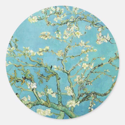 Sticker Rond Van Gogh Almond Blossoms (Devant)