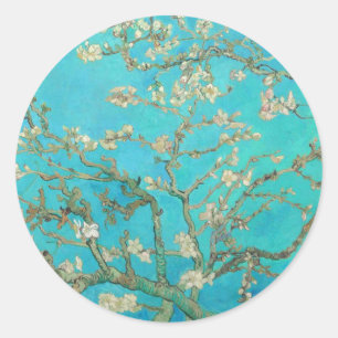 Sticker Rond Van Gogh Almond Blossoms
