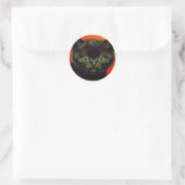 Sticker Rond Van Gogh Black Kitten (Sac)