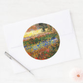 Sticker Rond Van Gogh - Jardin à Arles (Enveloppe)