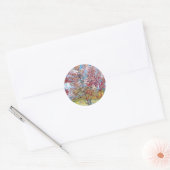 Sticker Rond Van Gogh - Pêchers roses (Enveloppe)