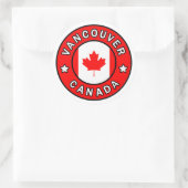 Sticker Rond Vancouver Canada (Sac)