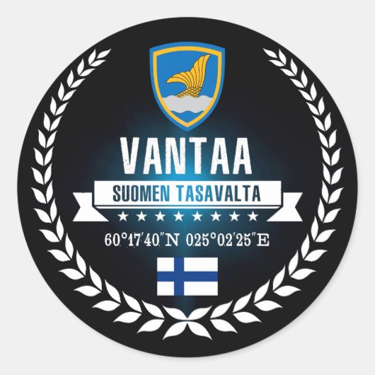 Sticker Rond Vantaa (Devant)