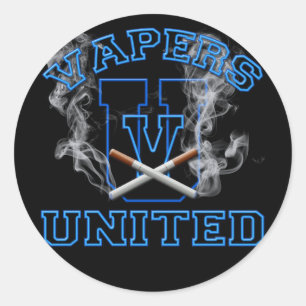 STICKER ROND VAPERS UNI