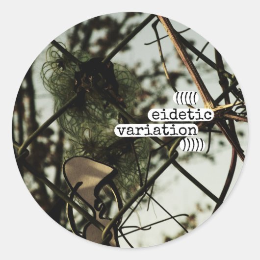 Sticker Rond variation eidétique (Devant)
