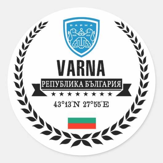 Sticker Rond Varna (Devant)