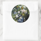 Sticker Rond Vase de fleurs (Sac)