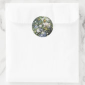 Sticker Rond Vase de fleurs (Sac)