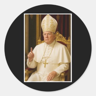 Sticker Rond Vatican chrétien Vatican chrétien Un nouveau pape 