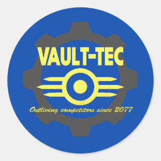 Sticker Rond Vault-Tec - Concurrents extérieurs