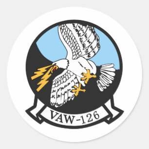 Sticker Rond VAW-126 Seahawks