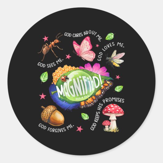 Sticker Rond Vbs 2025 Aventure d'insectes les plus petits gross (Devant)