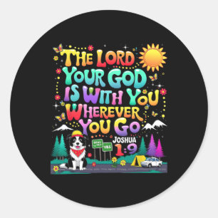 Sticker Rond Vbs 2025 Véritable Route Nord Road Trip Le Seigneu