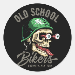 Sticker Rond Vector dia de los muertos, jour du crâne mort,