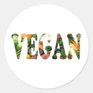 Sticker Rond Vegan