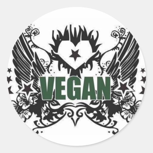 Sticker Rond Vegan (Devant)