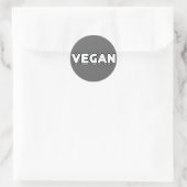 Sticker Rond Vegan (Sac)