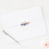 Sticker Rond Vegan coloré (Enveloppe)