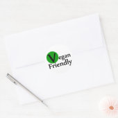 Sticker Rond Vegan Friendly (Enveloppe)