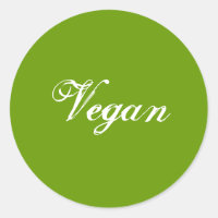 Vegan. Vert. Slogan. Personnalisé