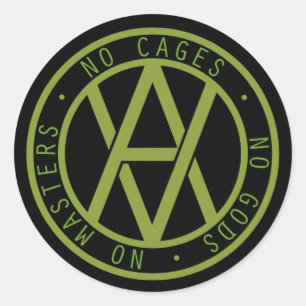 Sticker Rond Veganarchie